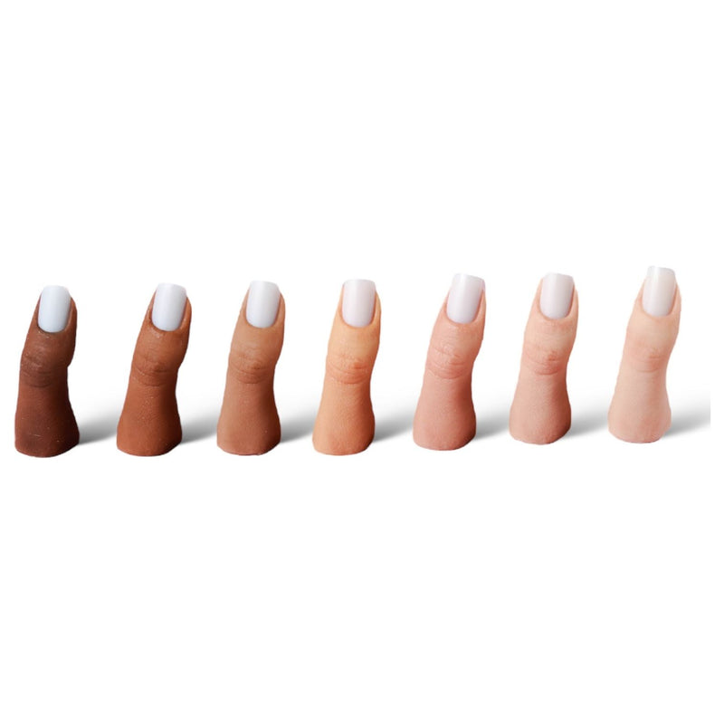 Red Iguana LLC Set of 7 Colors 3.0 Silicone Practice Thumbs kit White Smoke