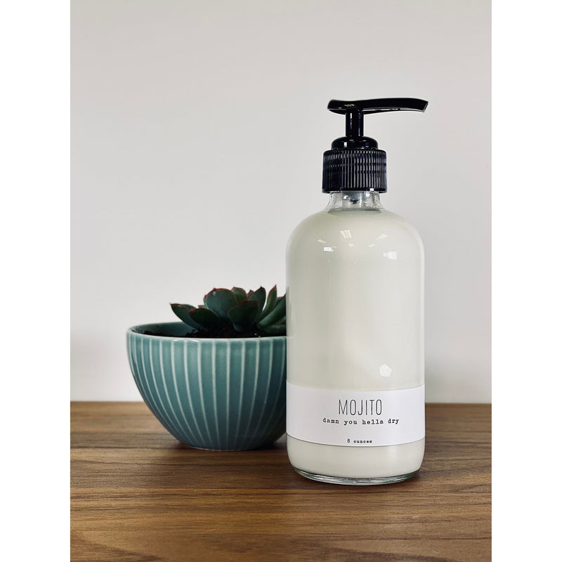 handmade. la conner Daily Moisturizing Lotion - Sweary - Mojito Light Gray 8 Ounces