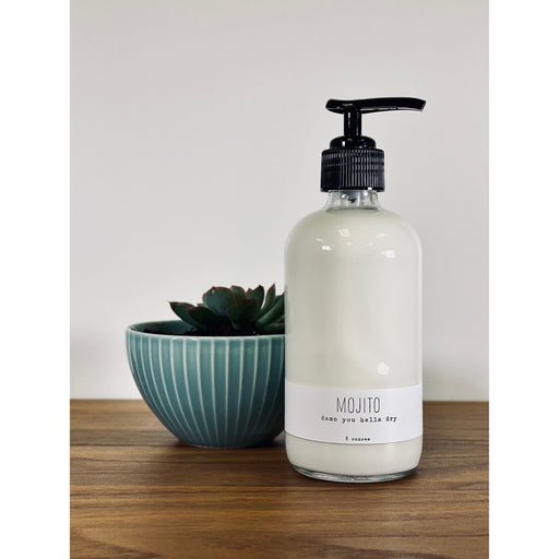 handmade. la conner Daily Moisturizing Lotion - Sweary - Mojito Light Gray 8 Ounces