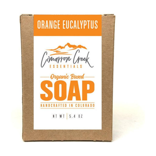 Cimarron Creek Essentials Orange Eucalyptus Organic Bar Soap 5.4oz Bath & Body Dark Khaki Full Bar
