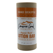 Cimarron Creek Essentials Orange Eucalyptus Organic Lotion Bar 2oz Lotion & Moisturizer Dark Gray