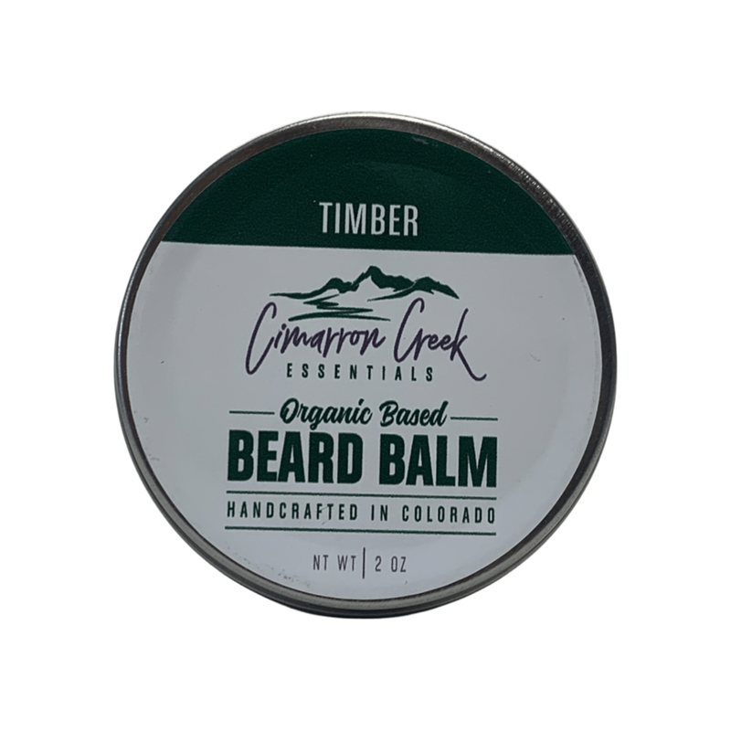 Cimarron Creek Essentials Timber  Organic Beard Balm 2oz Beard Product Dark Gray