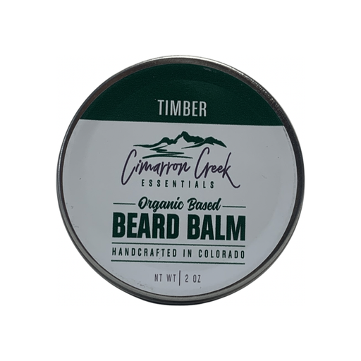 Cimarron Creek Essentials Timber  Organic Beard Balm 2oz Beard Product Dark Gray