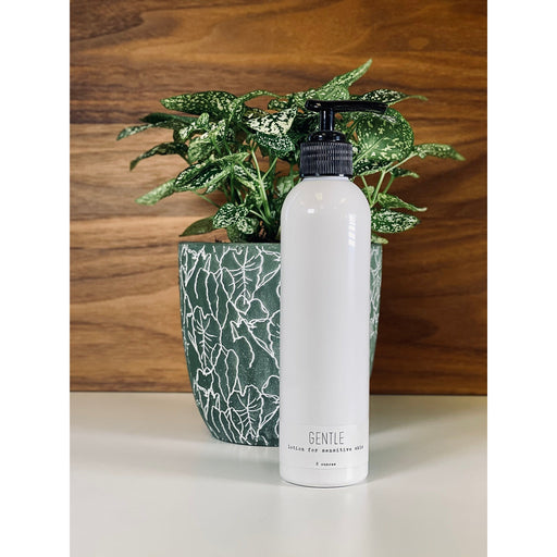 handmade. la conner Gentle - Lotion for Sensitive Skin Gray 8 Ounces