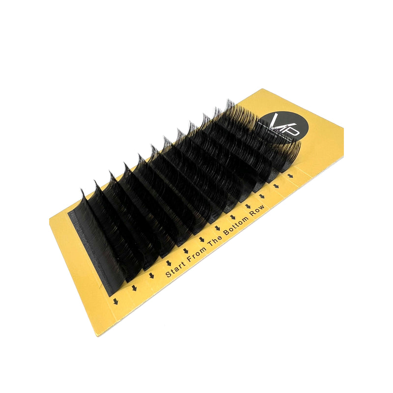 VIP Extensions VIP Faux Mink Lash Extension 12 Lines C Curl Mix 0.05mm, Mix & XL Mix Eyelash Extensions Black 05C15