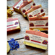 MION Artisan Soap Co. Wild Flowers & Honey | Shea Butter Soap Rosy Brown
