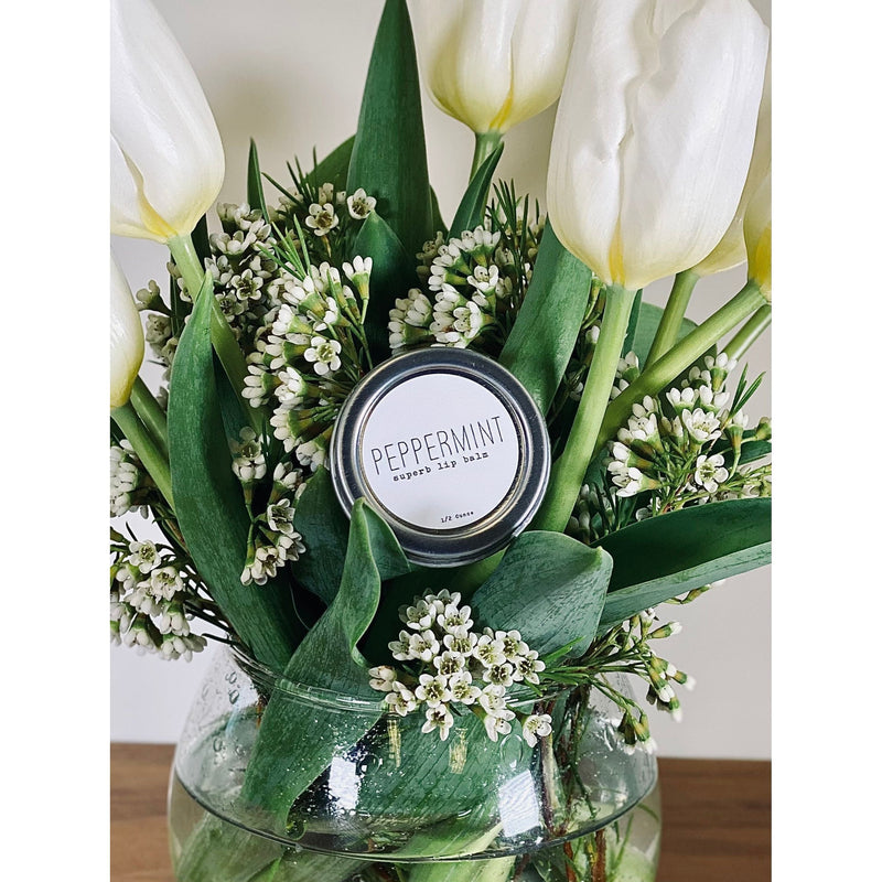 handmade. la conner Superb Lip Balm Skincare Gray Peppermint