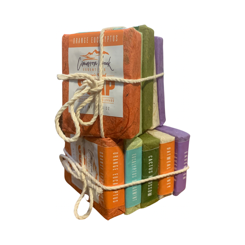 Cimarron Creek Essentials Random Travel Bar Organic Soap Stack Bar Soap Sienna