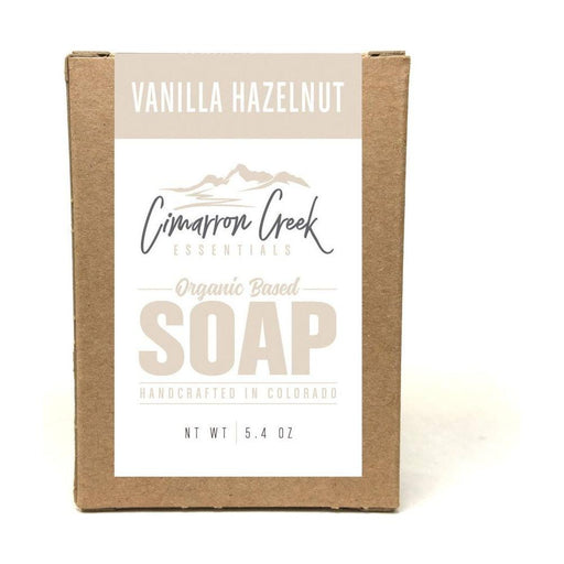 Cimarron Creek Essentials Vanilla Hazelnut Organic Bar Soap 5.4oz Bath & Body Antique White Full Bar
