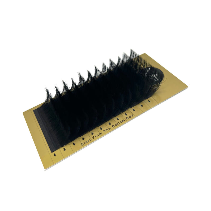 VIP Extensions VIP Faux Mink Lash Extension 12 Lines C Curl Mix 0.05mm, Mix & XL Mix Eyelash Extensions Black 05C25