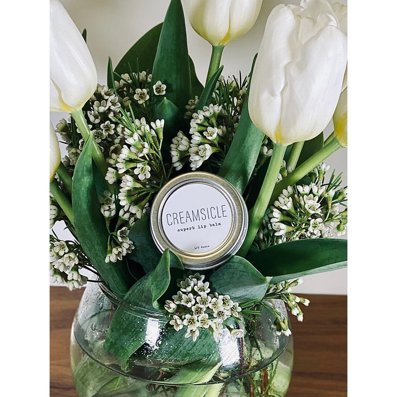handmade. la conner Superb Lip Balm Skincare Dark Slate Gray Creamsicle