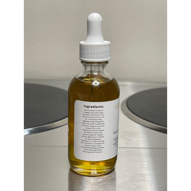 Lustful Bath, LLC LUSTFUL GLO SCALP & HAIR GROWTH OIL Hair Growth Oil Dark Gray