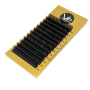 VIP Extensions VIP Faux Mink Lash Extension 12 Lines D Curl 0.05 mm Eyelash Extensions Black 0.05-D-11