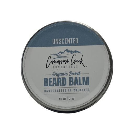 Cimarron Creek Essentials Unscented Organic Beard Balm 2oz Beard Product Light Slate Gray