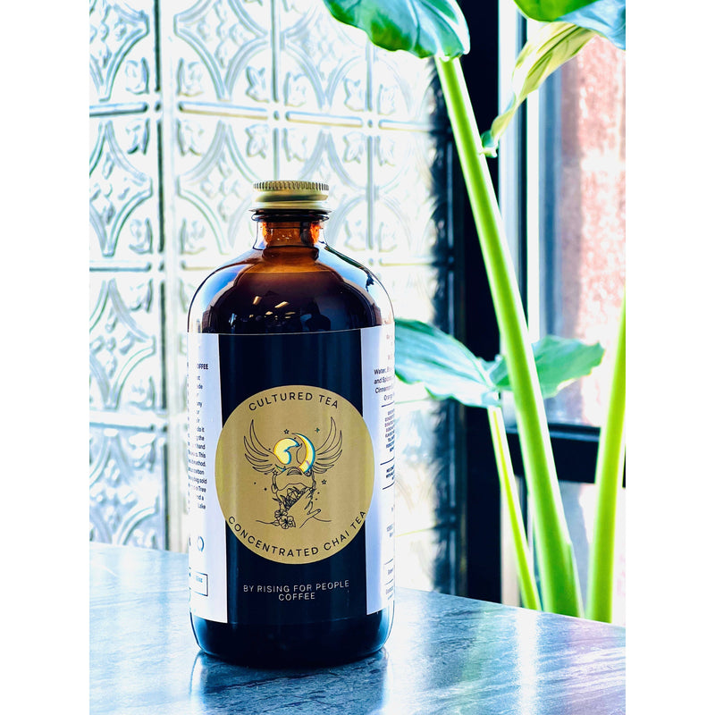 Rising For People Coffee Co. Thai Chai Tea Concentrate Coffee Dark Slate Gray