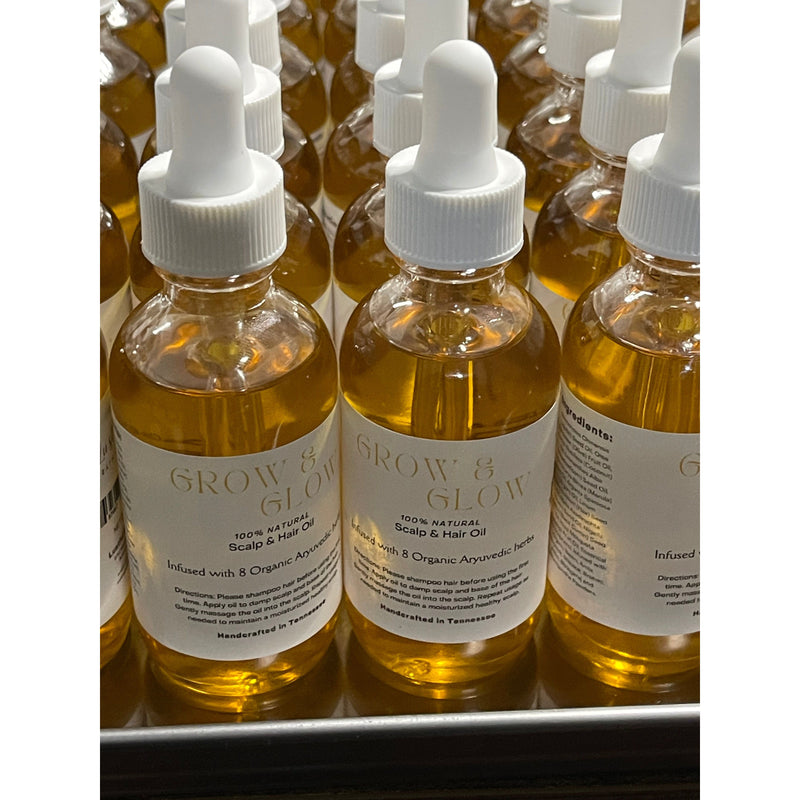 Lustful Bath, LLC LUSTFUL GLO SCALP & HAIR GROWTH OIL Hair Growth Oil Dim Gray