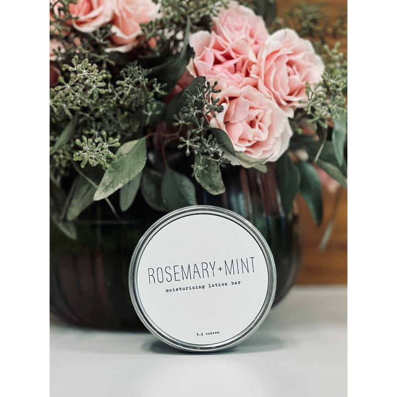 handmade. la conner Lotion Bar Dark Slate Gray Rosemary + Mint