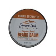 Cimarron Creek Essentials Orange Eucalyptus Organic Beard Balm 2oz Beard Product Dark Gray
