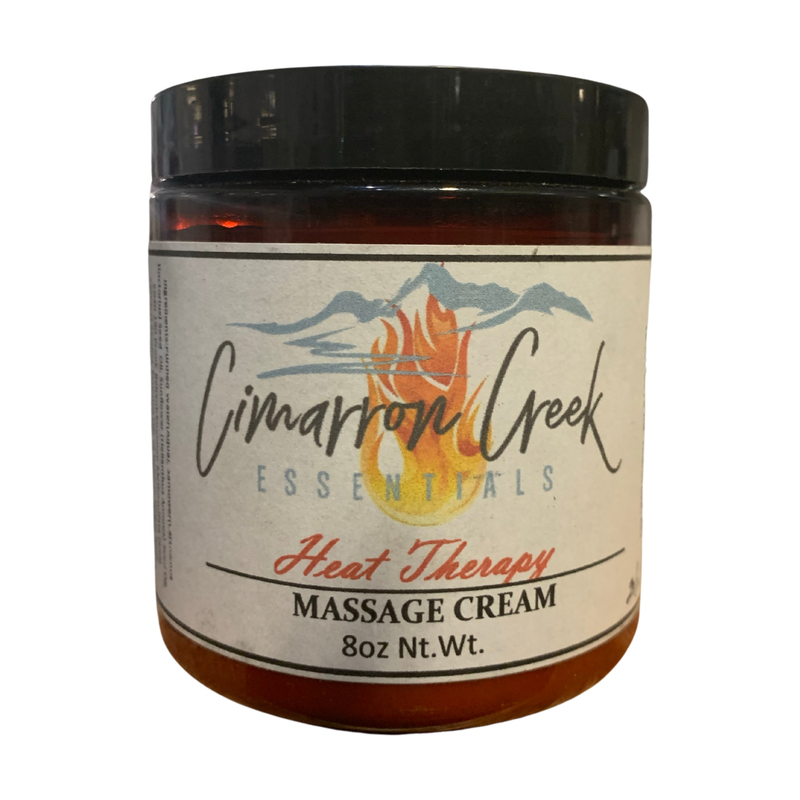 Cimarron Creek Essentials Heat Therapy Massage Cream 8oz Massage & Relaxation Dark Gray 8oz