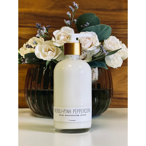 handmade. la conner Luxury Lotion - Neroli + Pink Peppercorn Ladies Gray 8 Ounces