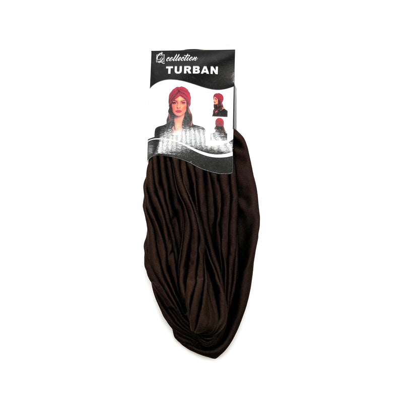 VIP Extensions CL Collection Turban Hair Accessories White Smoke Brown
