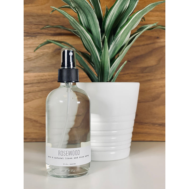 handmade. la conner Linen & Room Spray - 8 Ounces Natural Cleaners Dim Gray 8 Ounces - Rosewood