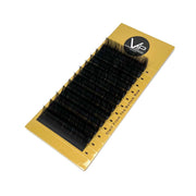 VIP Extensions VIP Faux Mink Lash Extension 12 Lines C Curl Mix 0.05mm, Mix & XL Mix Eyelash Extensions Dark Khaki 05C14