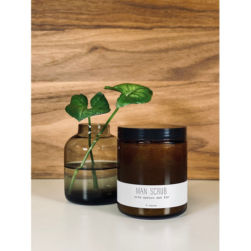 handmade. la conner Man Scrub Gentlemen Dark Khaki 8 Ounces