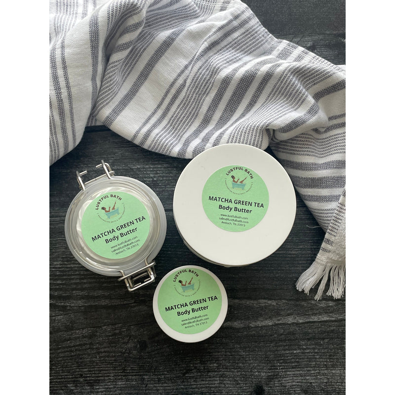 Lustful Bath, LLC MATCHA GREEN TEA BODY BUTTER Butters Dark Slate Gray MINI,SM,LG
