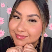 Pink Purée Daisy Strip Lashes Dark Salmon