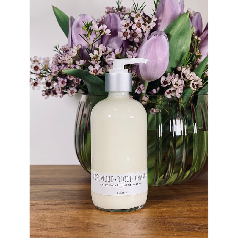 handmade. la conner Daily Moisturizing Lotion - Citrusy Ladies Gray 8 Ounces - Rosewood + Blood Orange