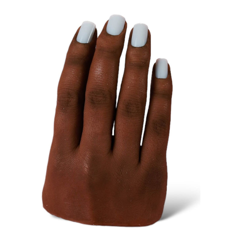Red Iguana LLC Refurbished 3.0 Half Silicone Practice Hand Refurbished White Smoke Right / Poseable / Evelyn,Right / Non-Poseable / Evelyn