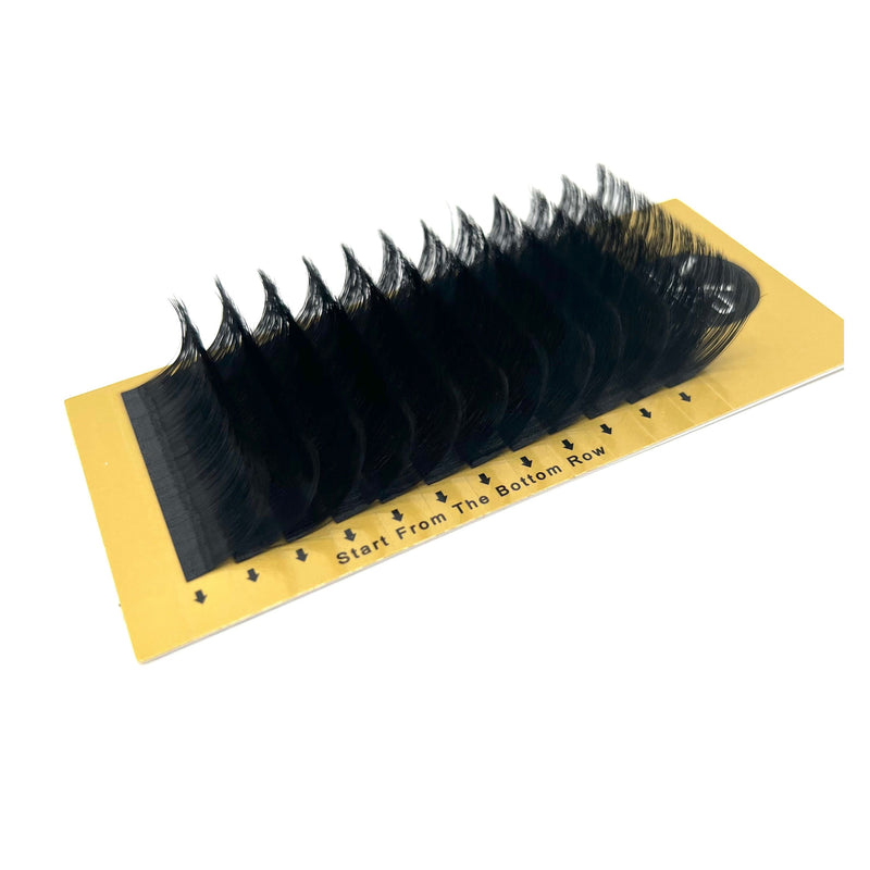 VIP Extensions VIP Faux Mink Lash Extension 12 Lines D Curl 0.05 mm Eyelash Extensions Black 0.05-D-23