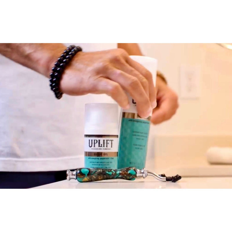 Uplift Provisions Company Clear Shave Gel 5 oz Shave Gel Peach Puff 5.0 oz