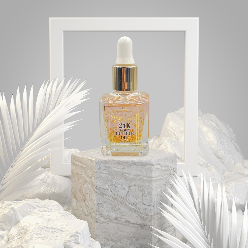 Red Iguana LLC Luxury 24K Cuticle Oil Nail Prep Gray
