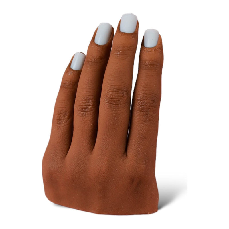 Red Iguana LLC Refurbished 3.0 Half Silicone Practice Hand Refurbished White Smoke Left / Non-Poseable / Analuisa