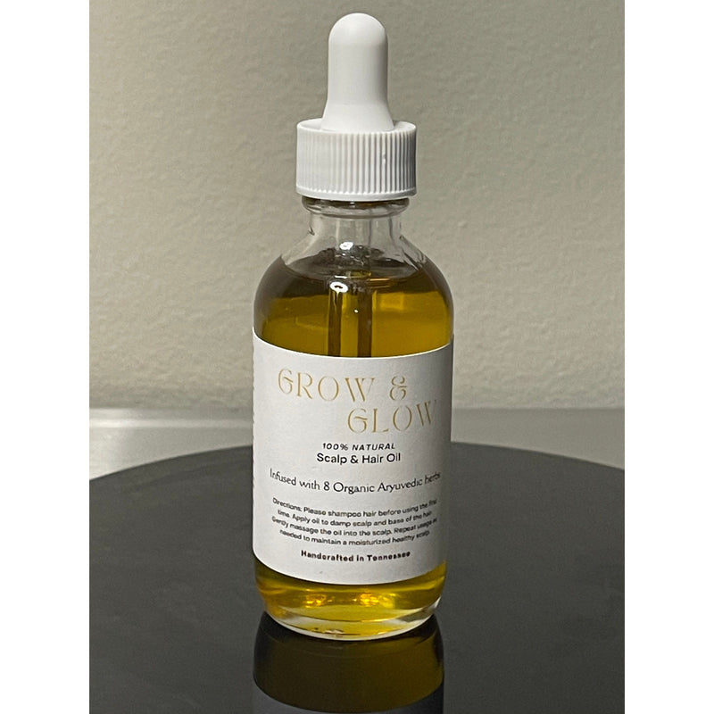 Lustful Bath, LLC LUSTFUL GLO SCALP & HAIR GROWTH OIL Hair Growth Oil Light Slate Gray