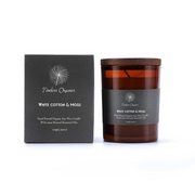 Timeless Organics Skin Care Timeless Candle - White Moss + Cotton Dark Slate Gray