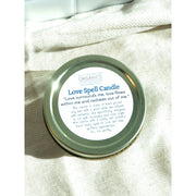 Butter Me Up Organics Love Spell / Intention Candle/ Ritual Candle / Love and Light / Rose Quartz / Crystal Candle Metaphysical Beige Single Candle,Full Set