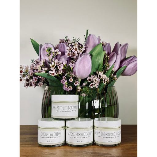 handmade. la conner Daily Moisturizing Lotion - Citrusy Ladies Gray 2 Ounces - Grapefruit + Bergamot,2 Ounces - Lemon + Lavender,2 Ounces - Rosewood + Blood Orange,2 Ounces - Lavender + Rosemary