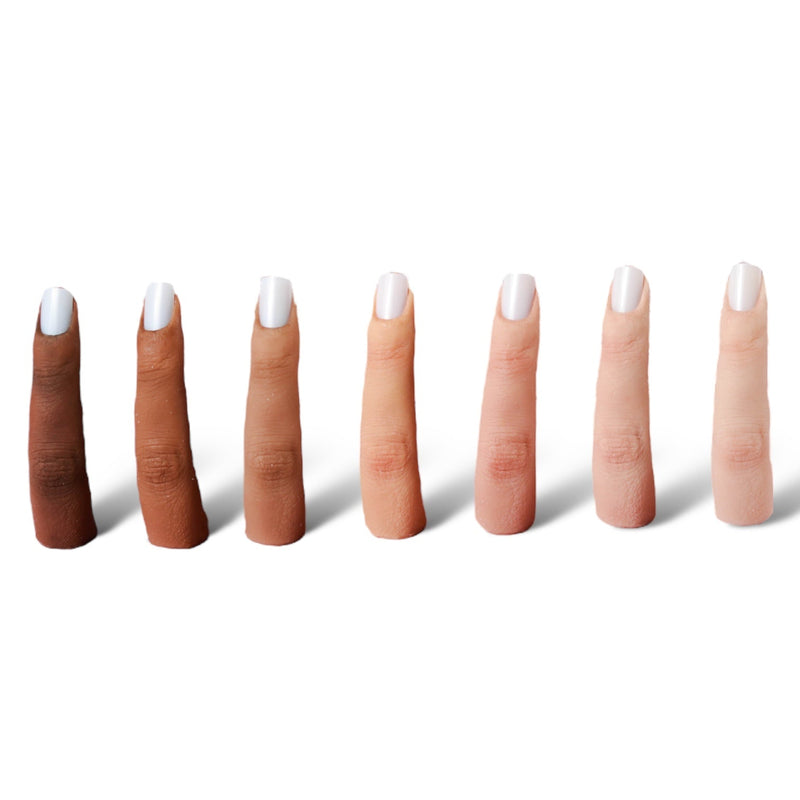 Red Iguana LLC Set of 7 Colors 3.0 Silicone Practice Fingers kit White Smoke