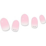 laurenbbeauty Soft Pink Gradient Embellished Gel Nail Wrap Nail Art Kits & Accessories White Smoke