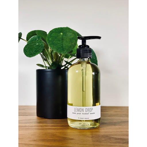 handmade. la conner Hand Wash - Sweary - Lemon Drop Dark Slate Gray 8 Ounces