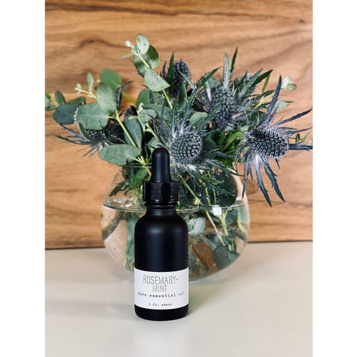 handmade. la conner Pure Essential Oils - Rosemary Mint Essential Oil Rosy Brown