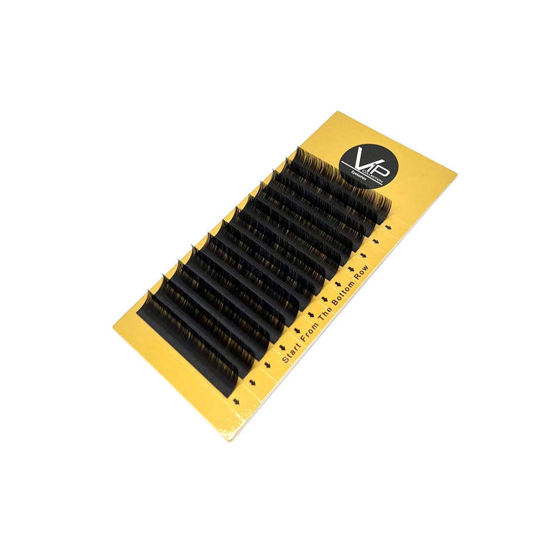 VIP Extensions VIP Faux Mink Lash Extension 12 Lines C Curl Mix 0.05mm, Mix & XL Mix Eyelash Extensions Black 05C11
