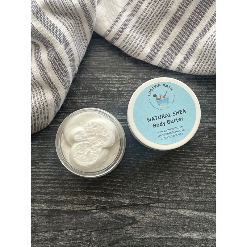 Lustful Bath, LLC NATURAL SHEA BODY BUTTER Butters Dark Slate Gray MINI