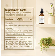 Paleolife Vitamin D3 & K2 Antique White 3x2,1 Pack,3 Pack,6 Pack
