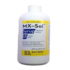 syrup Mx-sol Syrup S/f Flav Cmpd Vehicle 473ml Science & Laboratory White Smoke