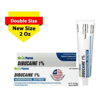 dibucaine Dibucaine 1% Hemorrhoidal &amp; Topical Analgesic Ointment – 2 Oz Health Care White Smoke