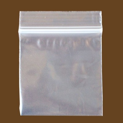 Ziploc 3"x3" Zip Lock Clear Poly Recloseable Plastic Baggies, 2 Mil. 100 Count Storage & Organization Dark Gray